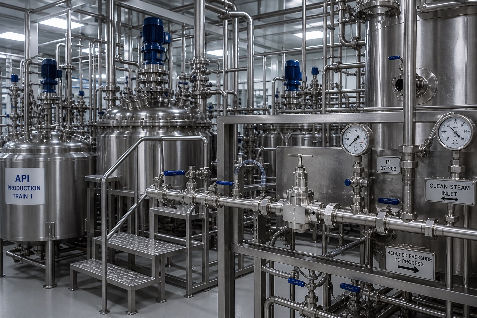 Produzione di Active Pharmaceutical Ingredients API