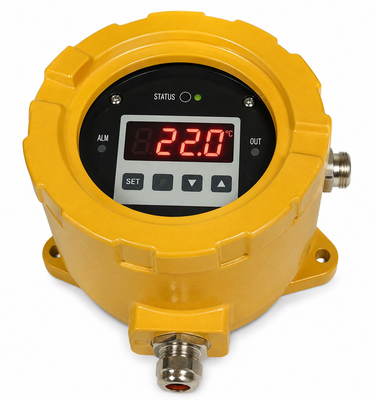 Controllore elettronico ATEX Ex d con display LED e range esteso fino a +650 °C