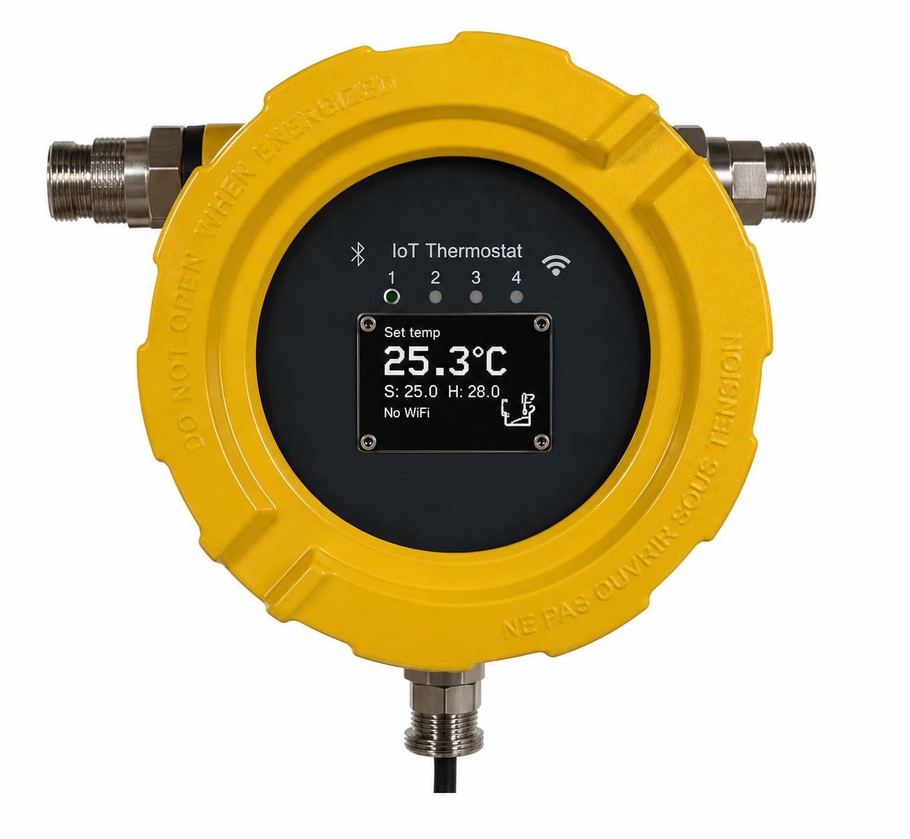 Gamma controllori elettronici ATEX IoT con WiFi Bluetooth e PT100