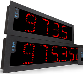 Display industriali FEMA Serie B grande formato a LED, cifre 60 e 100 mm