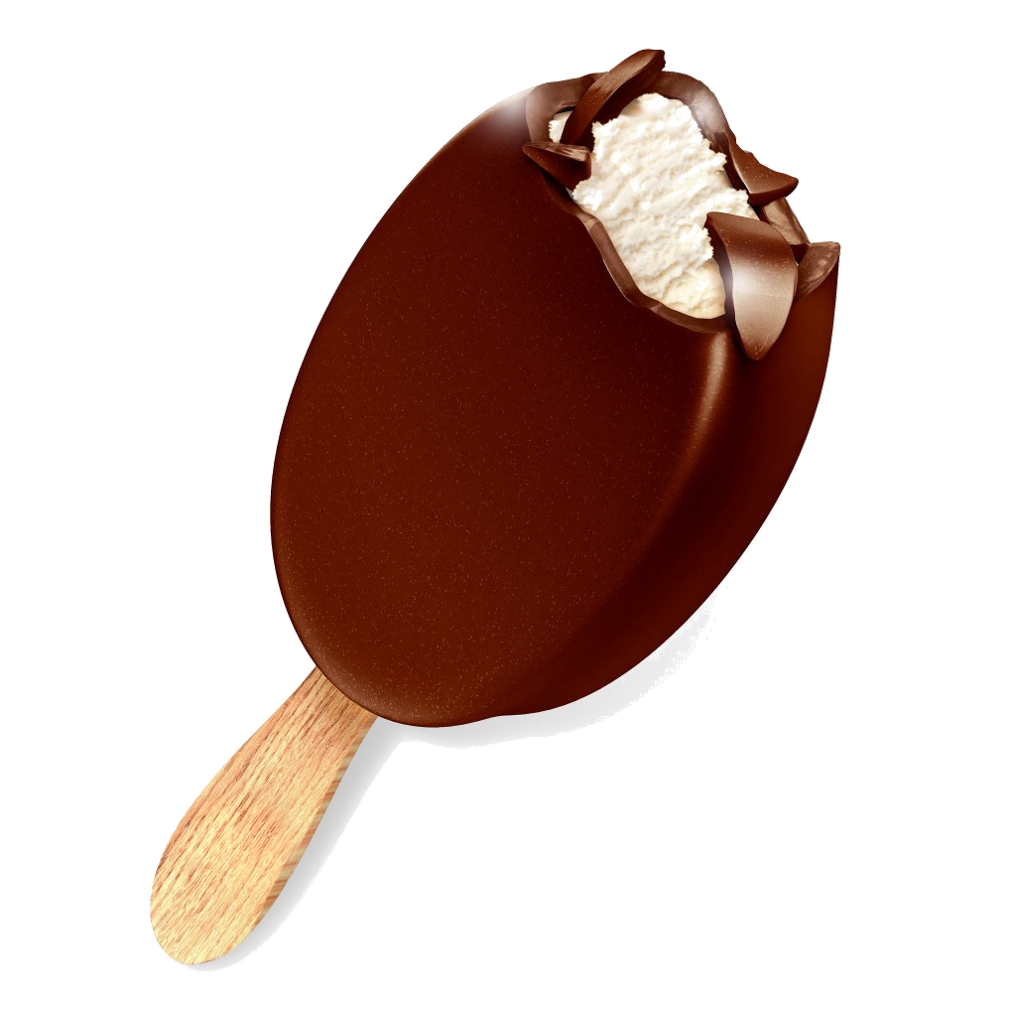 gelato ricoperto di cioccolato