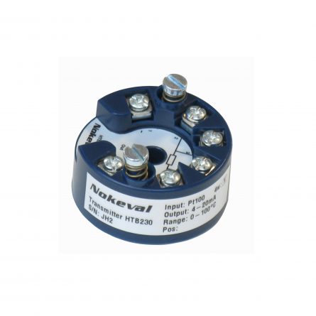 convertitore Pt100 4-20 mA HTB230 trasmettitore 2 fili in testa sonda
