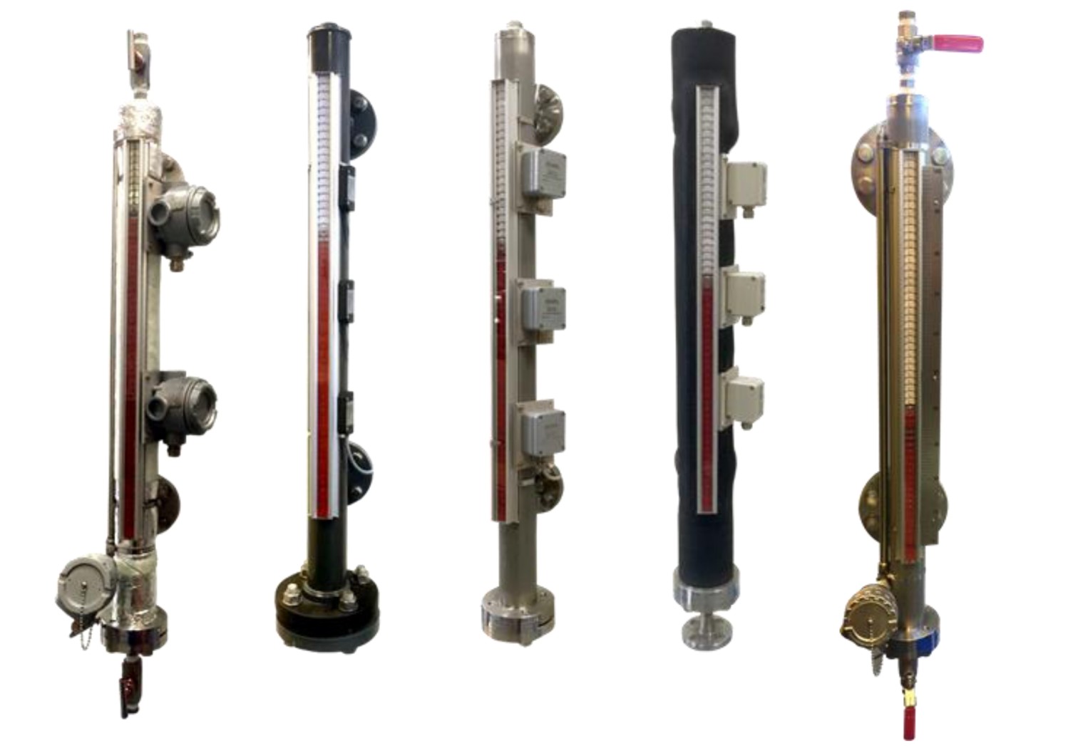 indicatore di livello magnetico a bandierine