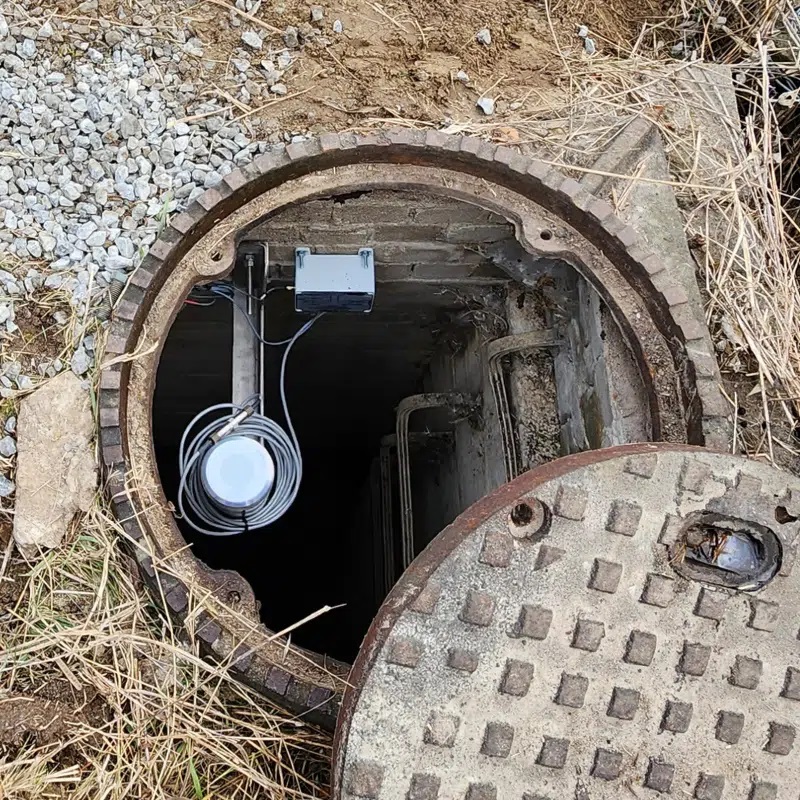 livello radar su tombino