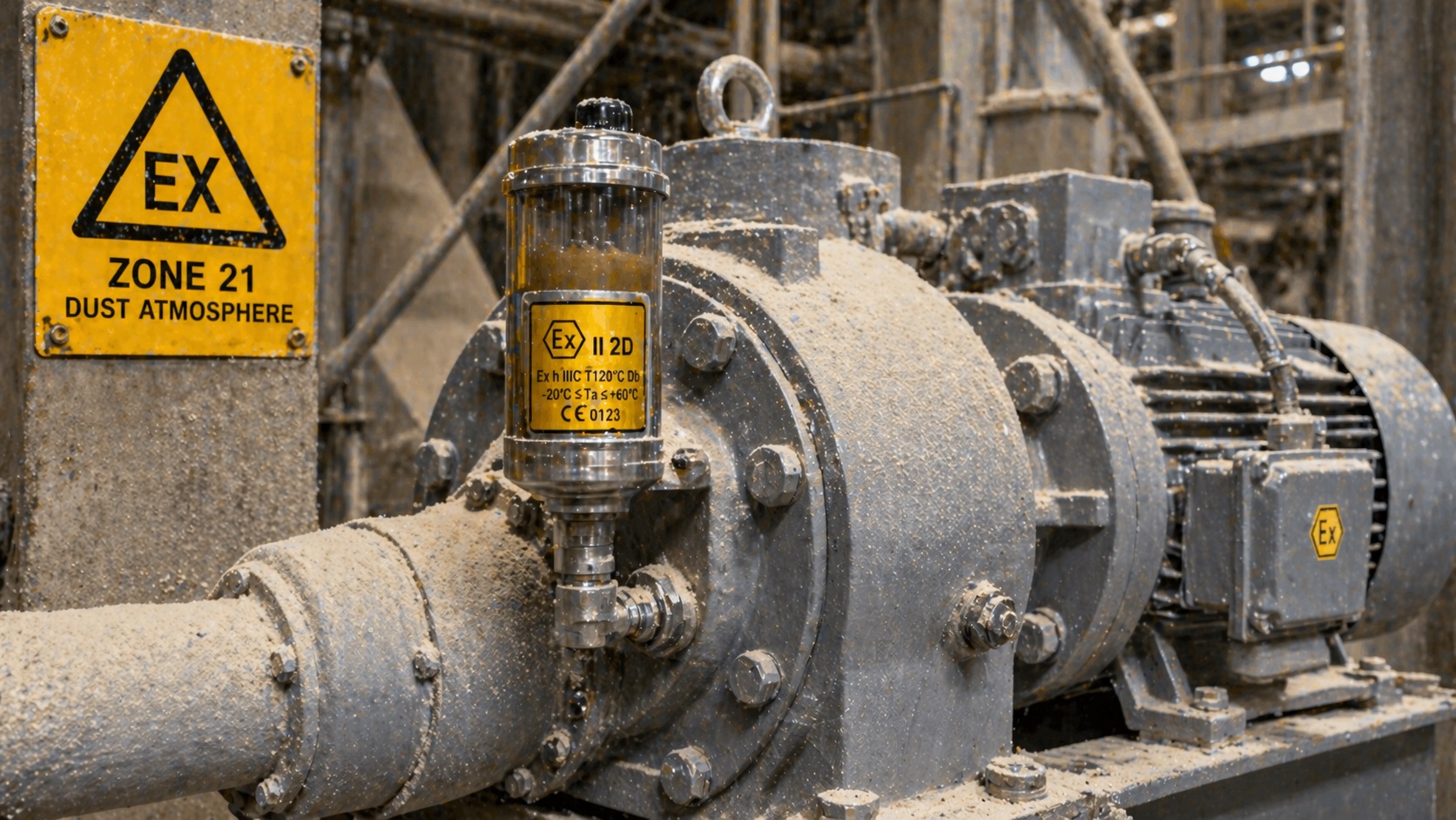 Componenti di lubrificazione certificati ATEX per installazione in zona classificata