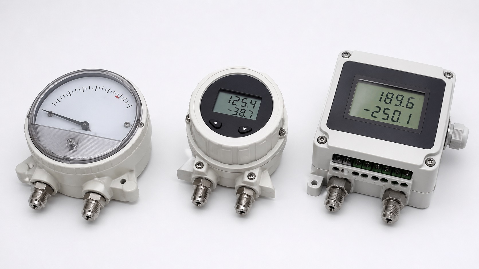 Manometro differenziale per aria HVAC con display digitale