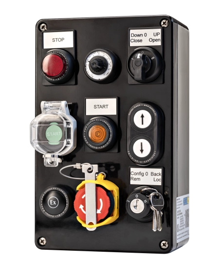 Pulsantiere ATEX antideflagranti Ex de Ex e per zone 1, 2, 21, 22