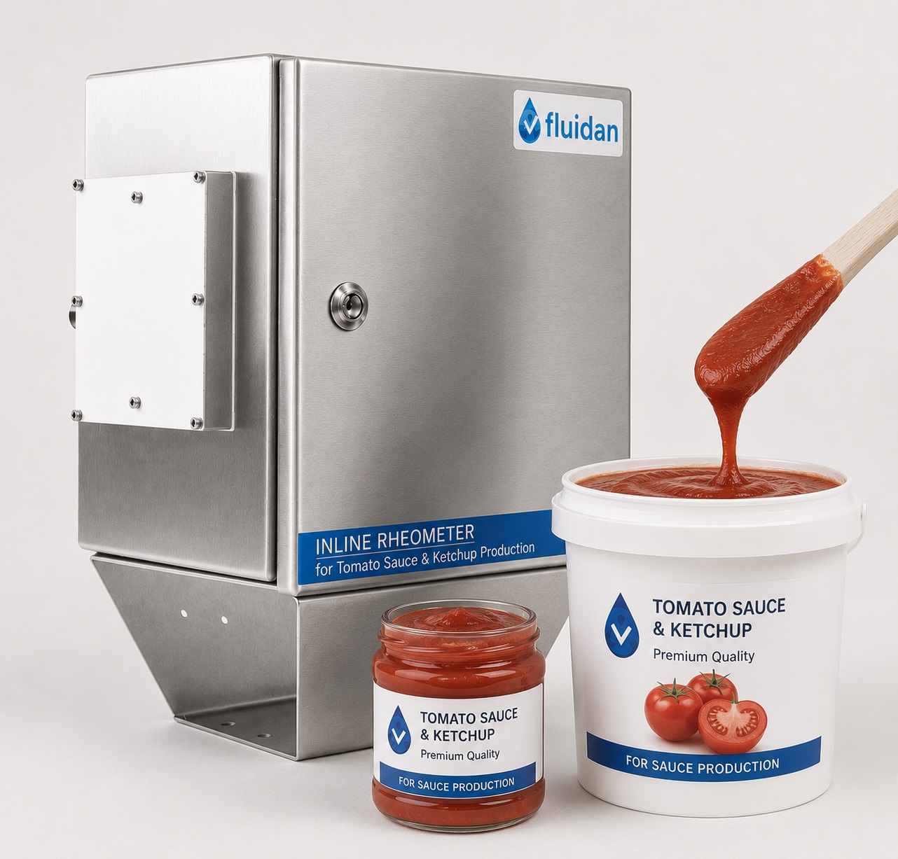 reometro in linea per produzione salse pomodoro e ketchup
