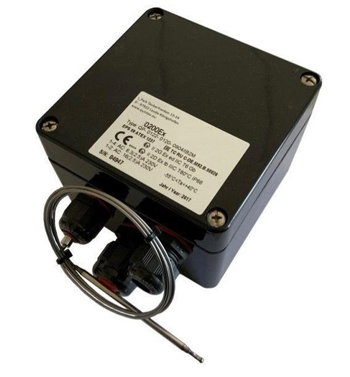 Limitatore di sicurezza capillare ATEX fail-safe a riarmo manuale