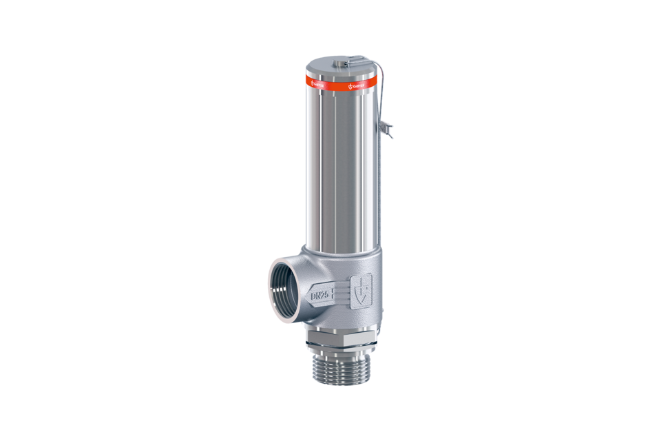 Serie 2400 — inox, LOX — valvola di sicurezza Goetze