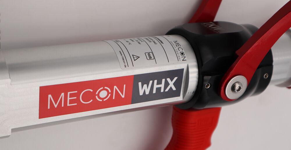WHX Mecon — banco prova carrellato per verifica di naspi e manichette antincendio
